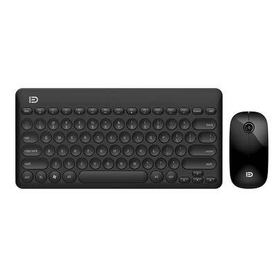 

FD IK6620 Ultra Slim 24G Wireless Keyboard Mouse Set Gaming Keyboard Mouse Combo kit for Desktop Laptop PC Computer