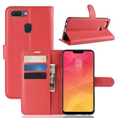 

for Oppo Realme 2 two WIERSS Wallet Phone Case for Oppo Realme 1 one Flip Leather Cover Case Etui Fundas Capa Coque