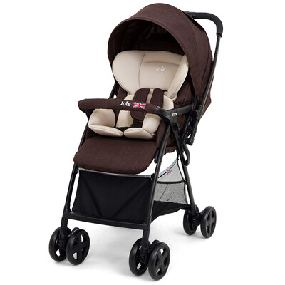 

British skill child JOIE stroller high landscape can sit reclining lightweight folding reversible baby stroller Flotte England series British cocoa