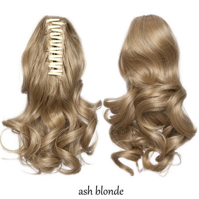 

11-12 Inch Adjustable Messy Style Ponytail Hair Extension with Jaw Claw Synthetic Hair-Piece