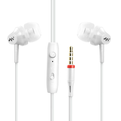 

HONGBIAO SM M8 35mm Wired Headphone Smart Phone Earphone In-Ear Heavy Bass Headset Earpiece Hands-free with Microphone In-line Co