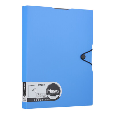 

Morning Light M&G Muses Series A440 Page Blue Information Booklet Folders Single Pack ADMN4218