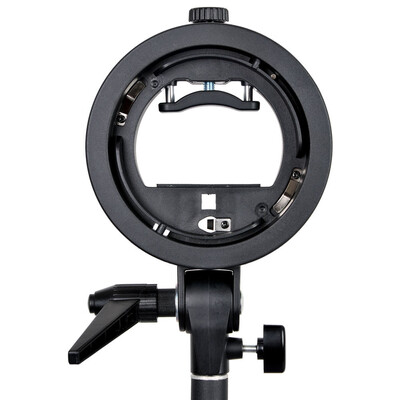 

PRO Godox S-type S-EC Speedlite Bracket Holder for Elinchrom Mount Speedlite Flash Snoot Softbox
