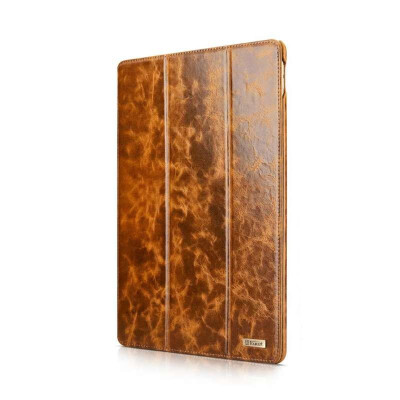 

Icarer Business Retro Leather Case for iPad Pro 129 inch High Quality Oil Wax Genuine Leather Cover For iPad Pro129" Flip Case