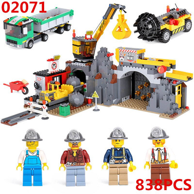 

Lepin 02071 The City Mine Set Legoing 4204 Building Blocks Brick Toys As Kids DIY Christmas Gifts 838Pcs