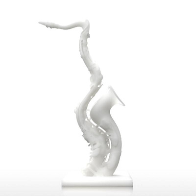 

Deformed Saxophone Tomfeel 3D Printed Sculpture Home Decoration Exaggerative Model
