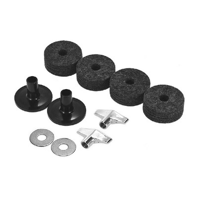 

Pack of 10 PCS Drumset Kit Accessories Cymbal Stand Felts Hi-Hat Clutch Felts Hi Hat Cup Felts Cymbal Wing Nuts Cymbal Sleeves and