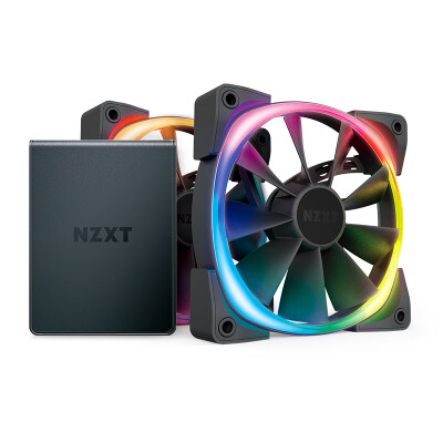 

ENGX NZXT AER RGB 2 120mm x2 fan set includes one HUE 2 controller