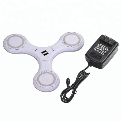 

fast charging 3 in 1 design wireless charger for three mobile phones