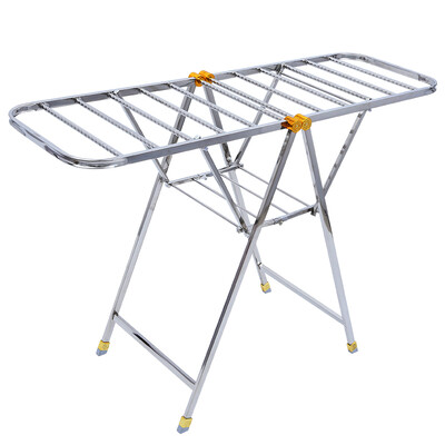

Good helper drying rack floor folding hanger indoor&outdoor balcony home multi-purpose airfoil drying rack large smooth tube JBS-Y08-PH-D