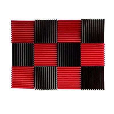 

Recording Studio Soundproof Wedge Foam Video Room Sound Noise Insulation Sponge Wall Deadening