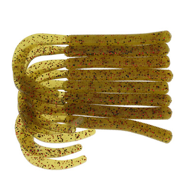 

A FISH LURE Knife Tail Soft Worm Fishing Lures Simulation Baits 8pcs