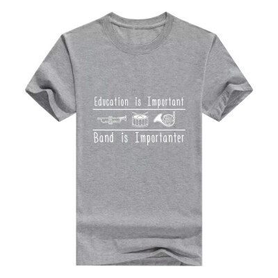 

Education Important Band Importanter Funny Band Short Sleeve T-Shirt