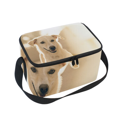 

ALAZA Lunch Box Insulated Lunch Bag Large Cooler Puppy Dog Animal Cute Tote Bag