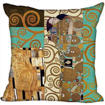 

Gustav Klimt Hot Sale Pillow Case High Quality New Years Pillowcase Decorative Pillow Cover For Wedding Decorative Christmas 35x35CM 35x35CM 35x35CM