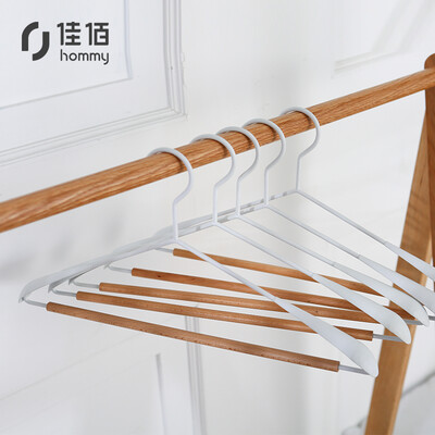 

Jiayu Wood Iron Hanger White 5 Pack PK0052B