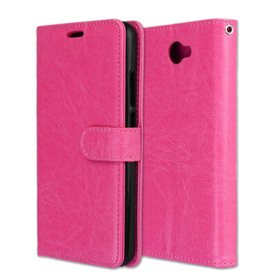 

MOONCASE Huawei Y7 3 card photo frame leather - rose red