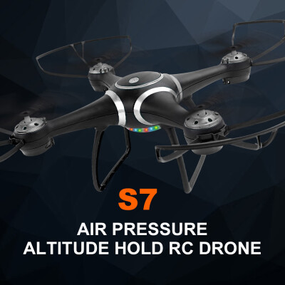 

S7W 720P HD Camera Wifi FPV Drone Altitude Hold One Key Return G-sensor RC Quadcopter Kids Gift RC Toy