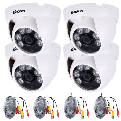 

KKmoon 41080P 2000TVL AHD IR CCTV Camera 460ft Surveillance Cable Support IR-CUT Night Vision 6pcs array Infrared Lamps 129