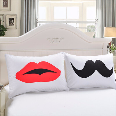 

Pillowcase Creative Cartoon Style Print Sham Cover For Bedding Pillow Case