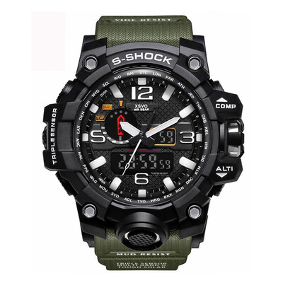 

XSVO Men Military 50M Waterproof LED Quartz Clock Sport Digital Wrist Watch