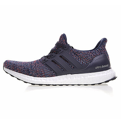 

Original New Arrival Authentic Adidas Ultra Boost 40 "Navy Multicolor" Mens Running Shoes Sneakers Comfortable Breathable
