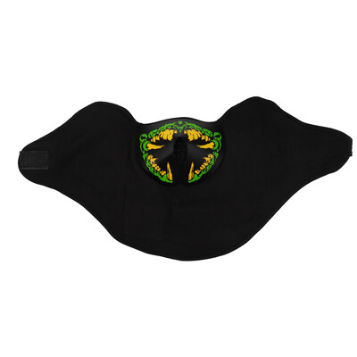 

Flannelette LED Voice-activated Glow Mask Festival Performance Party EL Masks with Battery Case