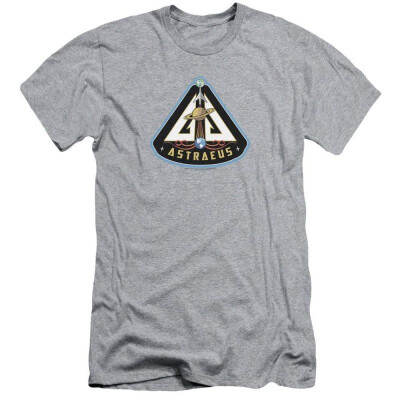 

Eureka Sci-Fi Comedy Drama TV Show Astraeus Mission Patch Adult Slim T-Shirt Tee