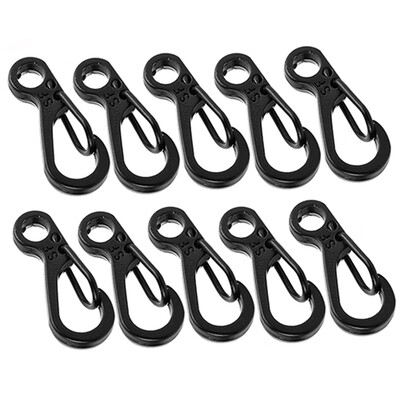 

10PCSSET Spring Buckle Snap Alloy Nickel-Free Plating Mini Key Ring Carabiner Bottle Hook Paracord Camping Accessories