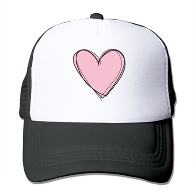 

Heart Love Vintage Mesh Trucker Hats Fashion Snapback Dad Hat For Women