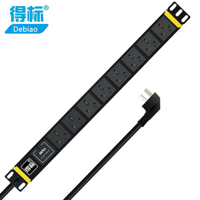 

Won standard pdu cabinet socket air conditioning plug-in board plug row GB hole 16A lightning protection 8 GL-7618