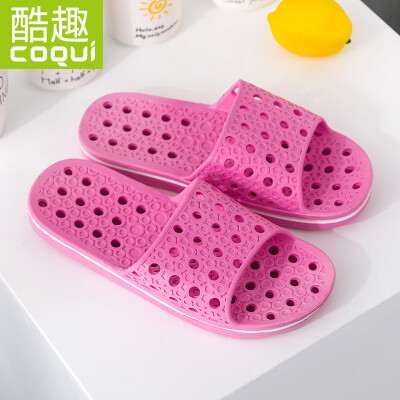 

Cool Coqui couple home bathroom light soft soft casual slippery bath slippers womens pink 37 CQ5661