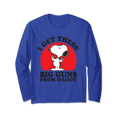 

Fathers day big gun Snoopy Long Sleeve T-shirt