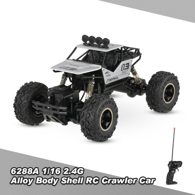 

6288A 116 24G Alloy Body Shell Crawler RC Buggy Car