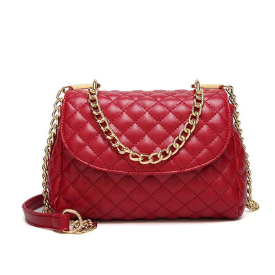 

2019 Famous Popular Design New Women Luxury Quilted Plaid Chains Messenger Bag Brand Name Diamond Lattice Bag Crossbody Bags