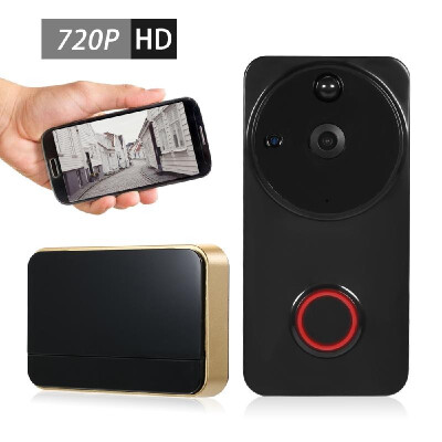 

720P WiFi Visual Intercom Door Phone 2-way audio Video Doorbell Support Infrared Night View PIR Motion Sensor Android IOS APP Remo