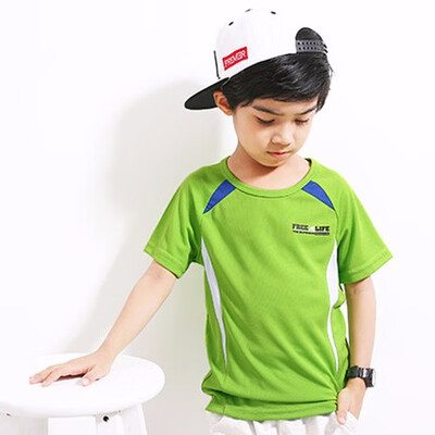 

Children into boys 2018 summer wear speed dry running jacket cuhk childrens short-sleeved t-shirts