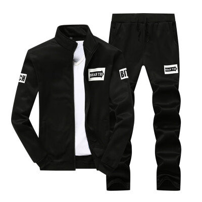 

Mens New 2 Pieces Casual Suit Fashion Unisex Zipper JacketLeisure Pants Sport Suit for Men And Women M-4XL 225