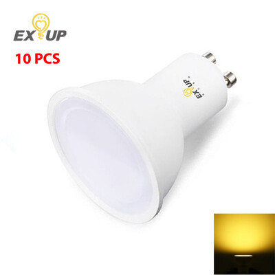 

EXUP 10PCS LED GU10 5W Spotlight 450lm