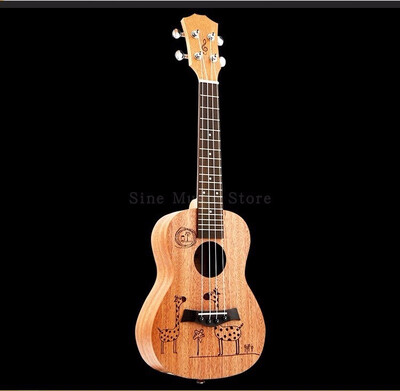 

23 inch Concert 4 Aquila Strings Mahogany Rosewood Fretboard Bridge Ukulele Musical Instruments Professional 18 Frets B-04