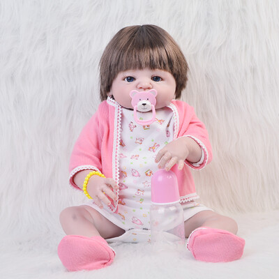 

11 Inch Cute Mini Full Silicone Body Reborn Baby Dolls Real Looking Boy And Girl Babies Twins Doll For Children Birthday Gifts
