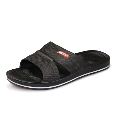 

Warrior home leisure bathroom outdoor beach sandals&slippers male 3522 black 40