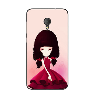 

TPU Soft Phone Case for Vodafone smart N9 lite VDF620 Back Cover Rose Colored plum deer style