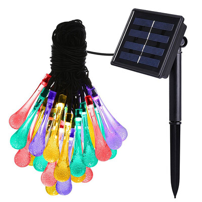 

5m KWB LED Solar String Lights Water Drop Water Droplets