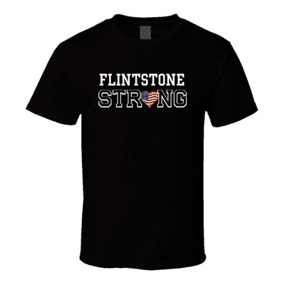 

Flintstone Strong American Pride Family Last Name USA T Shirt