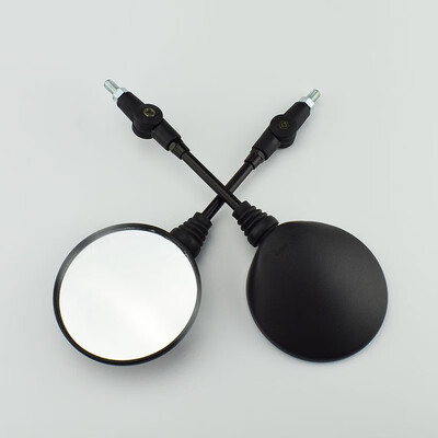 

1 pair black motorcycle Rear view Mirror motorbike 10mm universal folding motorcycle side rearview mirror adjustable