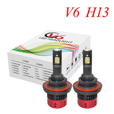 

2pcs Car H4 LED Headlight Bulb 12V 60W 5500K H1 H3 H11 H7 LED H13 9006 Car auxiliary Lamp Auto Fog Light spotlight car headlamp