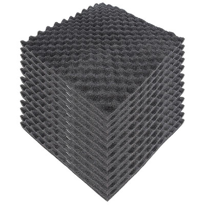 

Recording Studio Soundproof Wedge Foam Video Room Sound Noise Insulation Sponge Wall Deadening