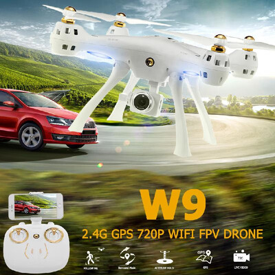 

ATTOP W9 GPS RC Drone with Camera 720P 5G Wifi FPV Follow Me Surround Mode One Key Return Altitude Hold Quadcopter