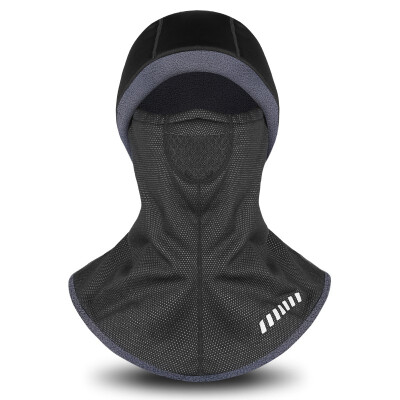 

INBIKE Thermal Fleece Hat Hooded Neck Warmer Cycling Face Mask Winter Sports Face Mask for Men Bike Helmet Beanies Masked Cap